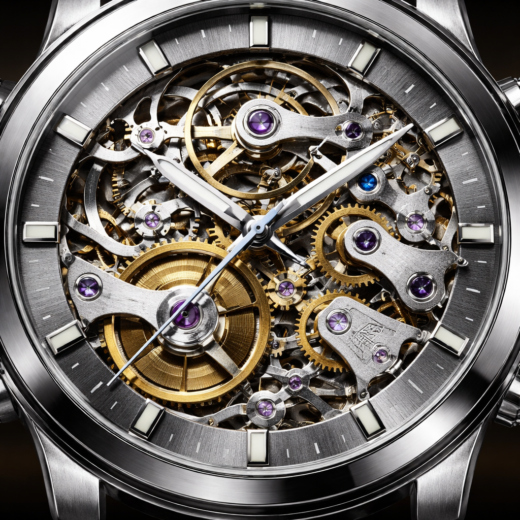 Skeleton watch